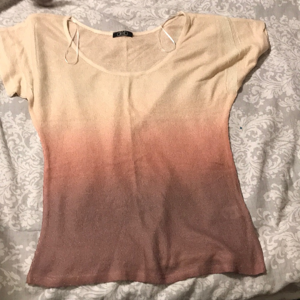 Pink ombré shirt Deb ! super cute